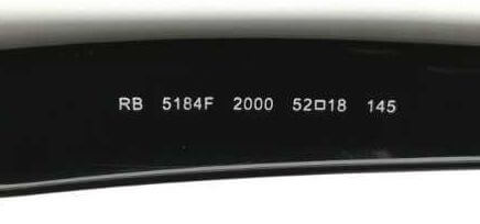  レイバンウェイファーラーメガネの型番 RX5184F