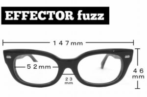 EFFCTOR 眼鏡「fuzz」のレビュー！エフェクターメガネ ファズの口コミや評判は？