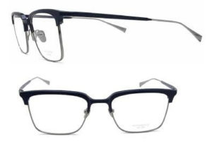 教場2キムタク着用メガネ 増永眼鏡MUSUNAGA「WALDORF」メガネ♯35ダークネイビーグレー正面横から