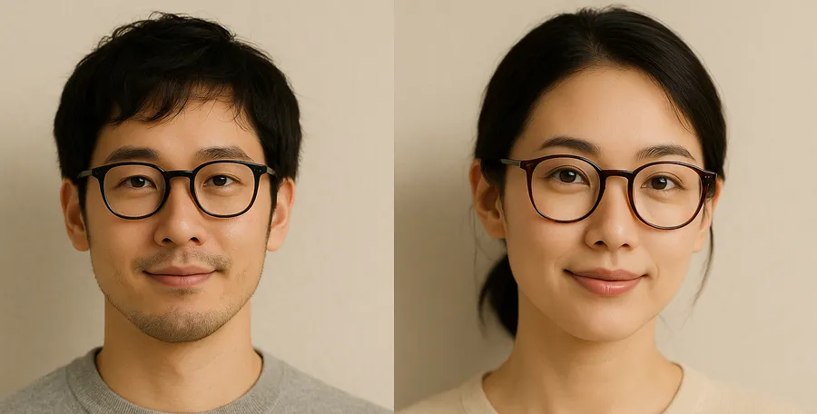 顔型別!メガネが似合う人になれるフレームの選び方
