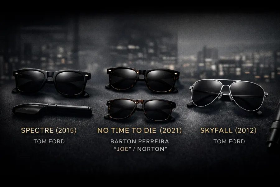 歴代007映画で登場したサングラスモデル一覧