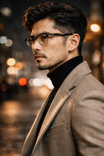 強面メガネを怖く見せないコツ